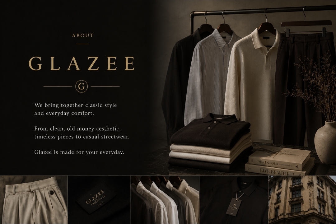 About GLAZEE - classic style, everyday comfort